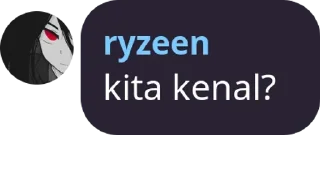 Sticker from para manusia anime