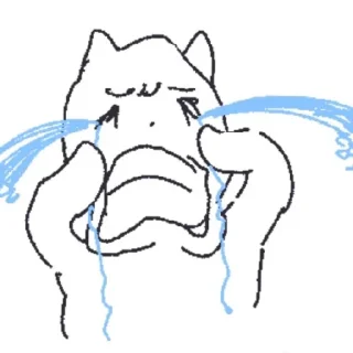 😄 emoji cat but he slowly becomes more deranged Telegram sticker 13 of 14
