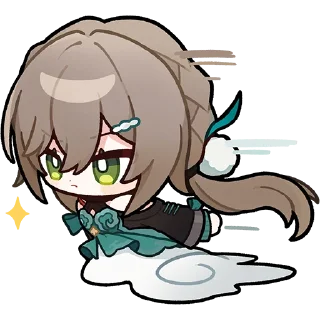 🏃‍♀️ emoji Галерея Пом-Пом | ФБТ @honkaistarrailofficial Telegram sticker 7 of 14