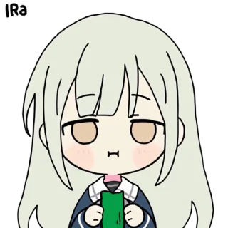 🥒 emoji 🥒 睦头人 (bilibili: 哈皮酱P) Telegram sticker 7 of 18