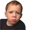 🙃 emoji shut up Telegram sticker 6 of 13
