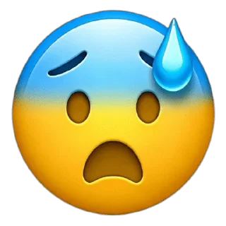 😰 emoji Amazing emoji🔥By屌丝芸和莹 Telegram sticker 21 of 34