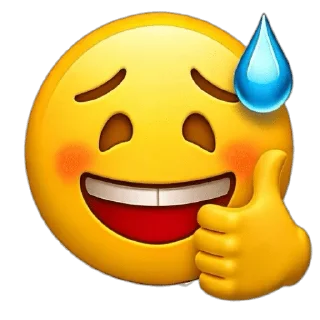 😅 emoji Amazing emoji🔥By屌丝芸和莹 Telegram sticker 22 of 34