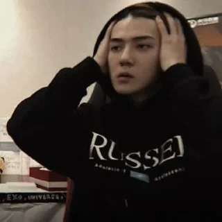 ⚓️ emoji ⌆ SEHUN 、@convolving 。 Telegram sticker 16 of 77