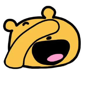 🙈 emoji 搞笑小Pooh Telegram sticker 16 of 90