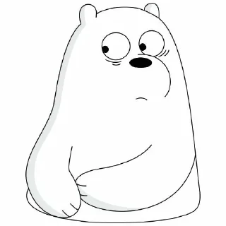 🙄 emoji ice bear gemay : : @slowcly Telegram sticker 14 of 25