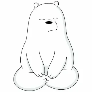 😁 emoji ice bear gemay : : @slowcly Telegram sticker 19 of 25