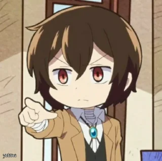📕 emoji 𐚁 ᯰ˒ @yubinxx 𖤘 dαzαi osαmu﹗ᜊ Telegram sticker 5 of 50