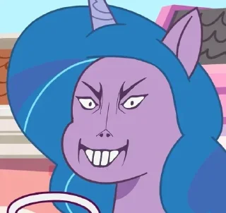 🤭 emoji 🦄IZZY_FACE🦄@my_pony_little Telegram sticker 24 of 74