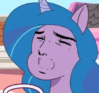 😫 emoji 🦄IZZY_FACE🦄@my_pony_little Telegram sticker 11 of 74