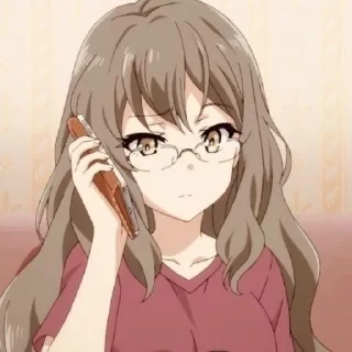 🔍 emoji Futaba rio Telegram sticker 6 of 15