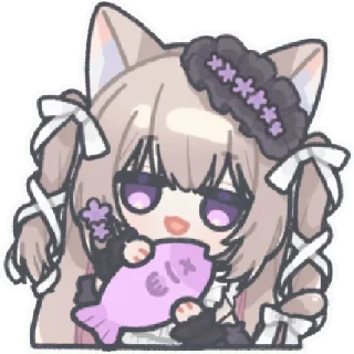 🤔 emoji 伊吹小秋1 @zhaxia_cn Telegram sticker 16 of 96
