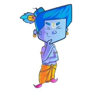 Sticker from Lil’ Lord Krishna • @HinduStickers