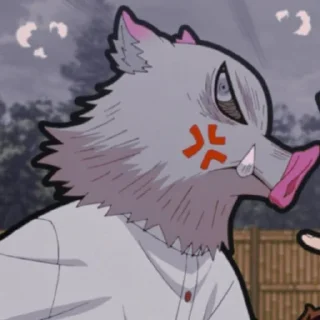 🐷 emoji Inosuke Telegram sticker 22 of 30
