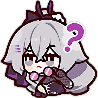 🤔 emoji 崩坏三 Telegram sticker 8 of 9