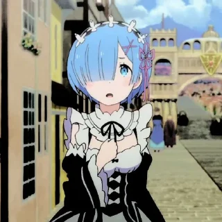 🧊 emoji Rem @URKAWAIIWAIFU Telegram sticker 6 of 34
