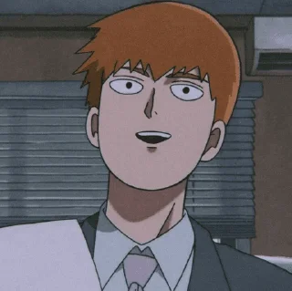 📒 emoji Reigen Arataka—Mob Psycho 100 : @kcshima Telegram sticker 24 of 25