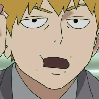 📒 emoji Reigen Arataka—Mob Psycho 100 : @kcshima Telegram sticker 18 of 25