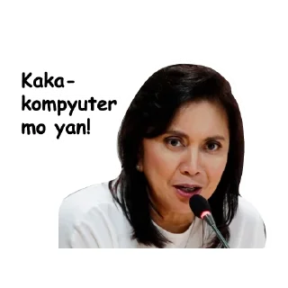 🙄 emoji Mama Mo Leni Telegram sticker 10 of 26