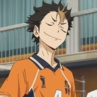 🏐 emoji nishinoya @jungoonity Telegram sticker 5 of 37