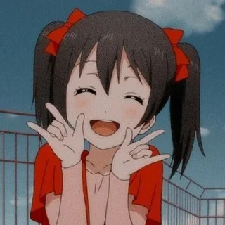🍒 emoji Nico Yazawa || @StickerAnimePack Telegram sticker 5 of 25