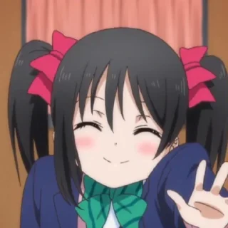 🎀 emoji Nico yazawa @munguttikel @vllrynnbot Telegram sticker 23 of 44