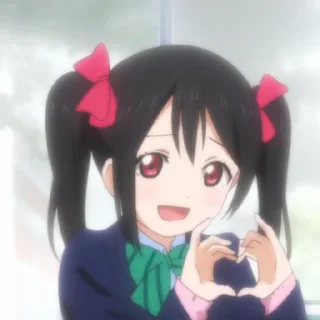 🎀 emoji Nico yazawa @munguttikel @vllrynnbot Telegram sticker 7 of 44
