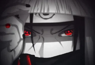 😈 emoji Itachi Telegram sticker 16 of 38