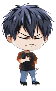 😓 emoji GIVEN @animestickerchannel Telegram sticker 20 of 80