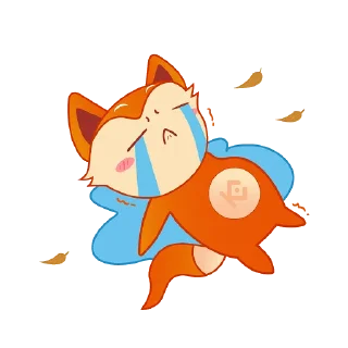 😭 emoji New KuCoin KuFox Telegram sticker 8 of 12
