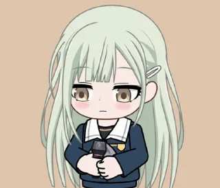 0️⃣ emoji MyGO @言力华 @zhaxia_cn Telegram sticker 21 of 29