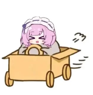 🚗 emoji Elysia No.1 in the world Telegram sticker 8 of 65