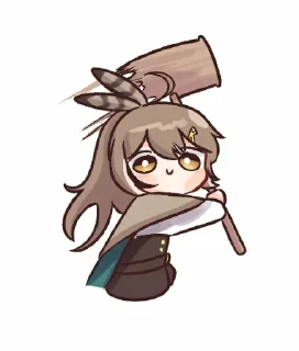 🤬 emoji Gura和宝宝的奇奇怪怪 Telegram sticker 19 of 120
