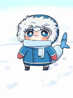 🥶 emoji Gura和宝宝的奇奇怪怪 Telegram sticker 17 of 120