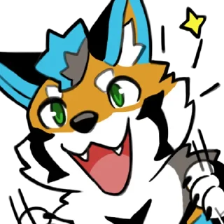 🤩 emoji 焦糖狼狼 Telegram sticker 2 of 67