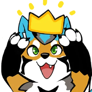 🙌 emoji 焦糖狼狼 Telegram sticker 21 of 67