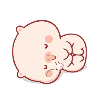 😴 emoji Piggy Mengmeng 2 @bistic Telegram sticker 22 of 24
