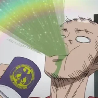 Sticker from One Punch Man