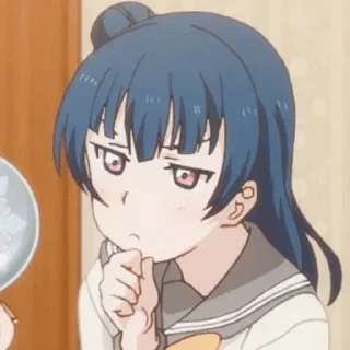🍬 emoji Yoshiko Tsushima—Love live Telegram sticker 16 of 20
