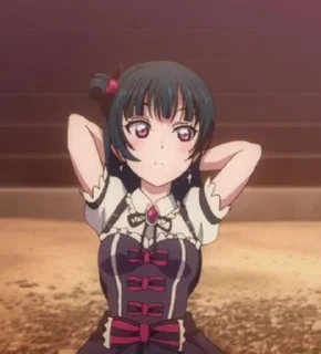 🍬 emoji Yoshiko Tsushima—Love live Telegram sticker 11 of 20