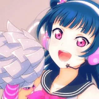 🍬 emoji Yoshiko Tsushima—Love live Telegram sticker 17 of 20