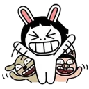 😀 emoji Hello Brown by THESETH Telegram sticker 20 of 102
