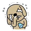 😭 emoji Hello Brown by THESETH Telegram sticker 15 of 102