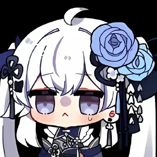 😒 emoji 狗罕见东雪莲 @emo315 Telegram sticker 18 of 35