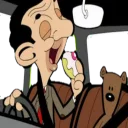 😋 emoji mr bean the animated series Telegram sticker 19 of 40