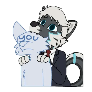 🦷 emoji Mike Fluffles [@Fluffy_Oreo] Telegram sticker 22 of 31