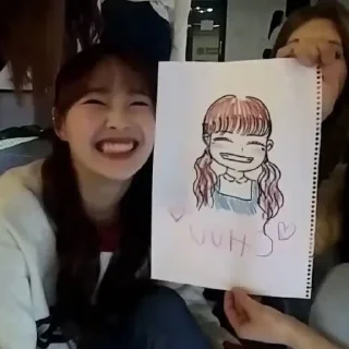 😁 emoji chuu ril - @miekae1 Telegram sticker 17 of 56