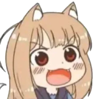 😀 emoji Anime Telegram sticker 5 of 9