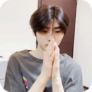 🙏 emoji sunghoon Telegram sticker 5 of 17
