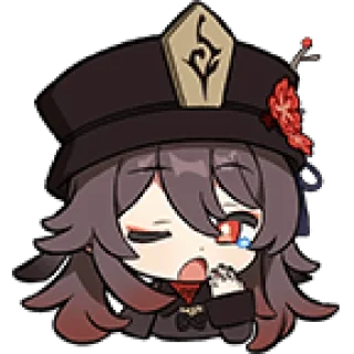 😪 emoji 胡桃 Telegram sticker 6 of 14